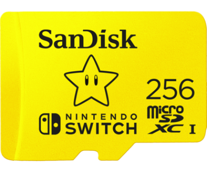 Karta pamięci Sandisk 256GB microSDXC 100MB/s A1 V30 Nintendo Switch